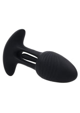 Playboy Rim Shot Rechargeable Silicone Anal Plug - Black